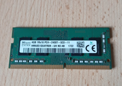 SK Hynix 4GB 1Rx16 PC4-2400T-SC0-11 HMA851S6AFR6N-UH N0 AB *1 Stück* *Gebraucht*