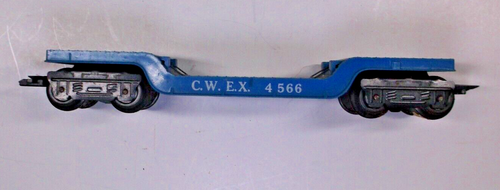 O gauge Marx CWEX #4566 depressed center flat car (lot 0412) | eBay