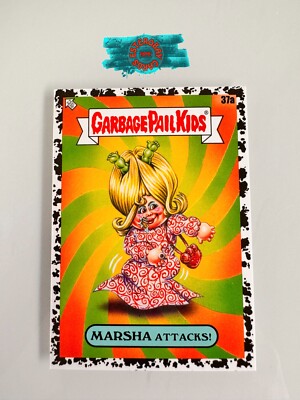 37a Marsha Attacks! BLACK Hole parallel Garbage Pail Kids Intergoolactic GPK