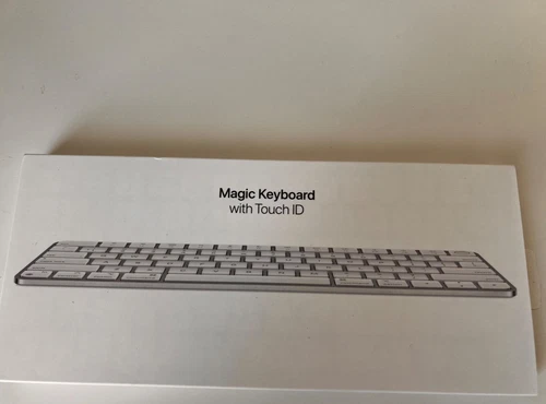 Apple Magic Keyboard with Touch ID for Mac, British English, Boxed with Cable