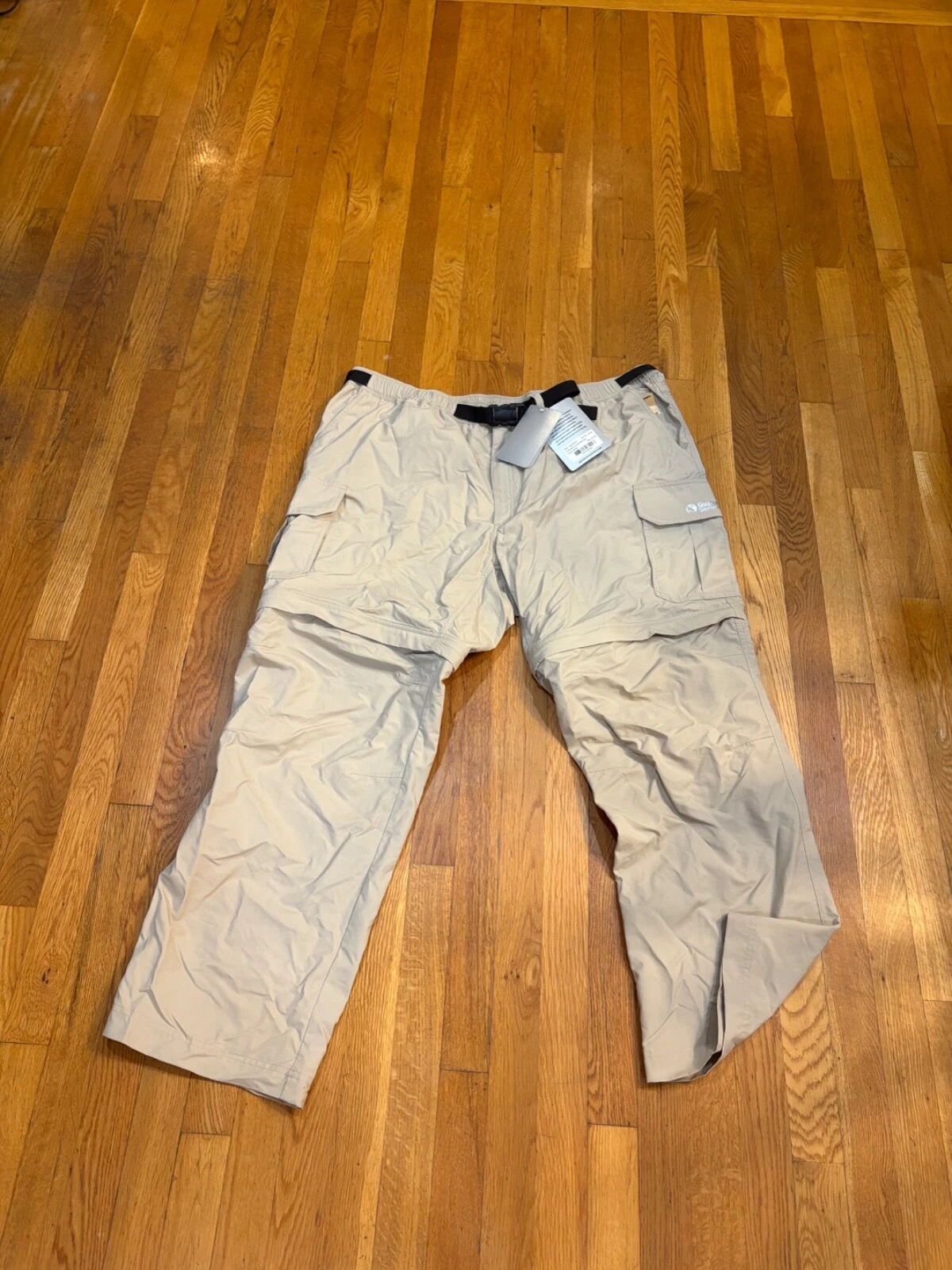 Gander Mountain Guide Series Cargo Convertible Pants 3XL 32 tan Hiking