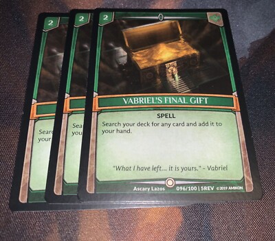 Argent Saga Singles - Vabriel's Final Gift x3 - Revelations - (096) - Playset