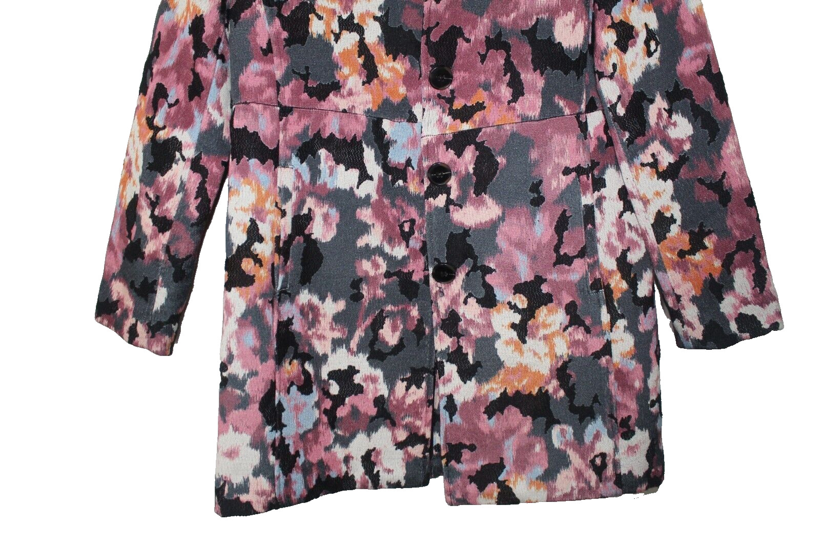 Chico’s Women's Peacoat Jacket OOP Size 0/2P Flor… - image 4