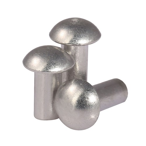 Aluminium Dome Head/Round Head Rivet - Solid M2 M3 M4 M5 M6 M8 - Picture 7 of 8