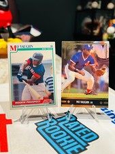 1991 Score - Mo Vaughn #750 RC + 1991 Leaf Gold Leaf Rookie #BC7 Boston RED SOX 