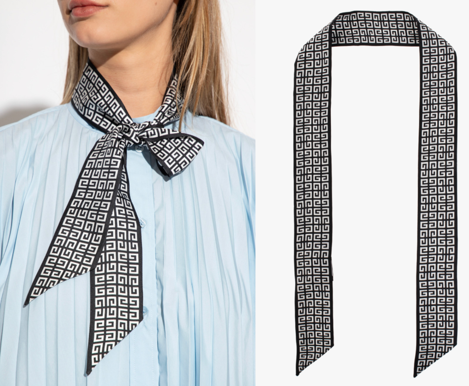 Givenchy Silk Scarf Mufflers Stole Neckerchief Bandana Shawl