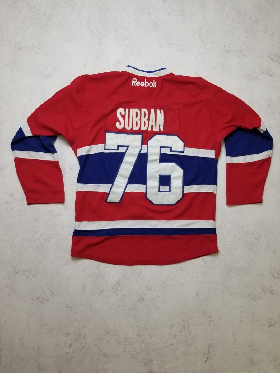 Montreal Canadiens Red #76 Subban Reebok Men's Size 48 NHL Montreal Canadiens Red #76 Subban Reebok Men's Size 48 NHL