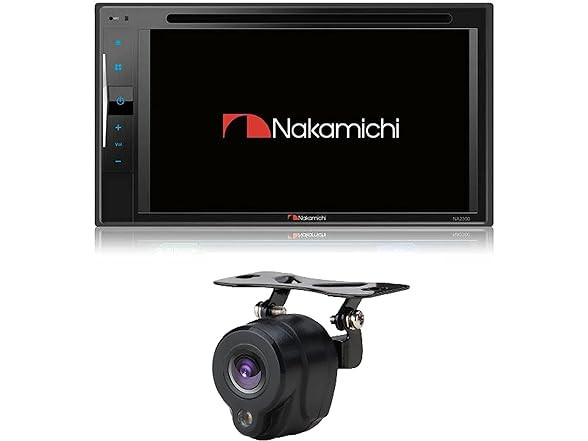 6.2" 2-DIN Receiver Bluetooth Camera DVD CD FM Touchscreen N