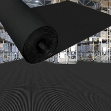 3mm Thick Garage Floor Mat Roll Heavy Duty Non-Slip Rubber Warehouse Trailer Mat