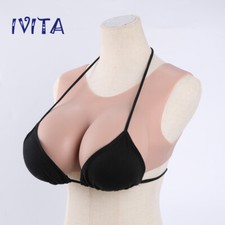 H Cup Full Silicone Bodysuit Breast Forms Suit Drag-Queen Transgender CD Boobs