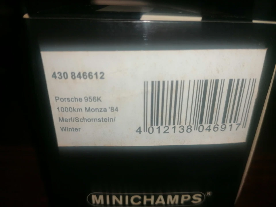 Minichamps 1/43 Porsche 956K #12 1000 km Monza 1984 430 846612 - Immagine 3 di 3