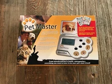 Pet Master by Excalibur Handheld Electronic Journal Reminders Medical Records 
