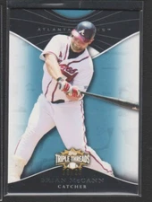 2009 TOPPS TRIPLE THREADS SAPPHIRE BLUE #2 BRIAN MCCANN SP #03/25 TOUGH SP