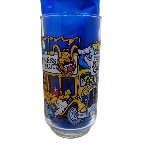 The Great Muppet Caper Happiness Hotel McDonalds 1981 Henson Glass Tumbler - Picture 4 of 6