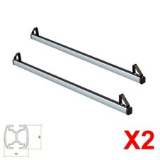 2 DACHTRÄGER PREALPINA XAL Aluminium FÜR Suzuki Samurai SJ410/413 niedriges dach