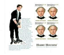Grenadines 2000 - Harry Houdini Magic - Sheet of 4 Stamps - Scott #2271 - MNH