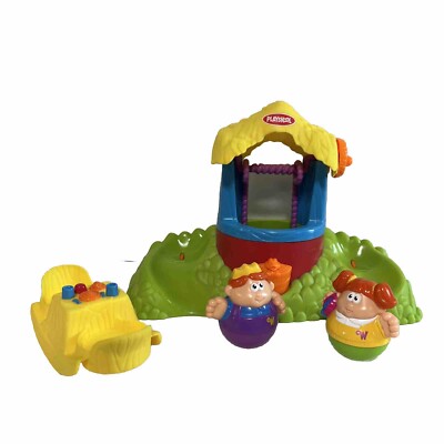 PLAYSKOOL Jack & Jill Weeble Wobble 2005 Wishing Well Lot  Boy, Girl & See Saw