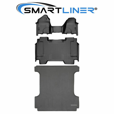 SMARTLINER Custom Fit 2 Row Set Truck Bed Liner OEM 2019-2024 Dodge Ram 1500