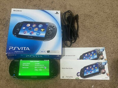Sony PlayStation PS Vita OLED PCH-1000 Firmware 3.65 128GB w Box - SHIP IN 1-DAY