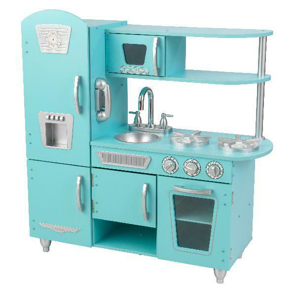 vintage wooden play kitchen