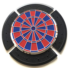 Komplette Spinne Wurfkreis + Rand 82 Segmenten Kompatibel f&uuml;r L&ouml;wen Turnier-Dart