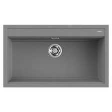 Lavello Elleci Incasso Cucina 1 Vasca 86x51 Best 360 Grigio Titanium LMB36073