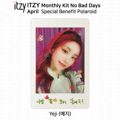 ITZY No Bad Days Monthly Kit April Official Photocard & Exclusive