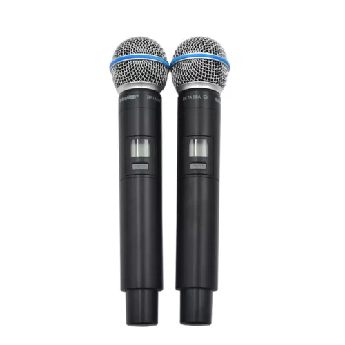 Neu GLXD4 Gesang kabelloses Zweikanalmikrofon SHURE 2 BETA58A GLXD24 - Bild 6 von 9