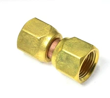 5/8 Tube Od SAE Female Flare Swivel Union Coupling Adapter Gas Propane Lng Hvac