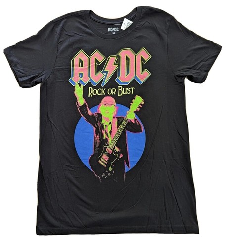 AC/DC T-Shirt Rock Or Bust AC/DC Rock Or Bust T-Shirt – Offiziell Lizenziert, Schwarz, Aus Baumwolle – Für Echte Fans! Acdc Picture Vinyl