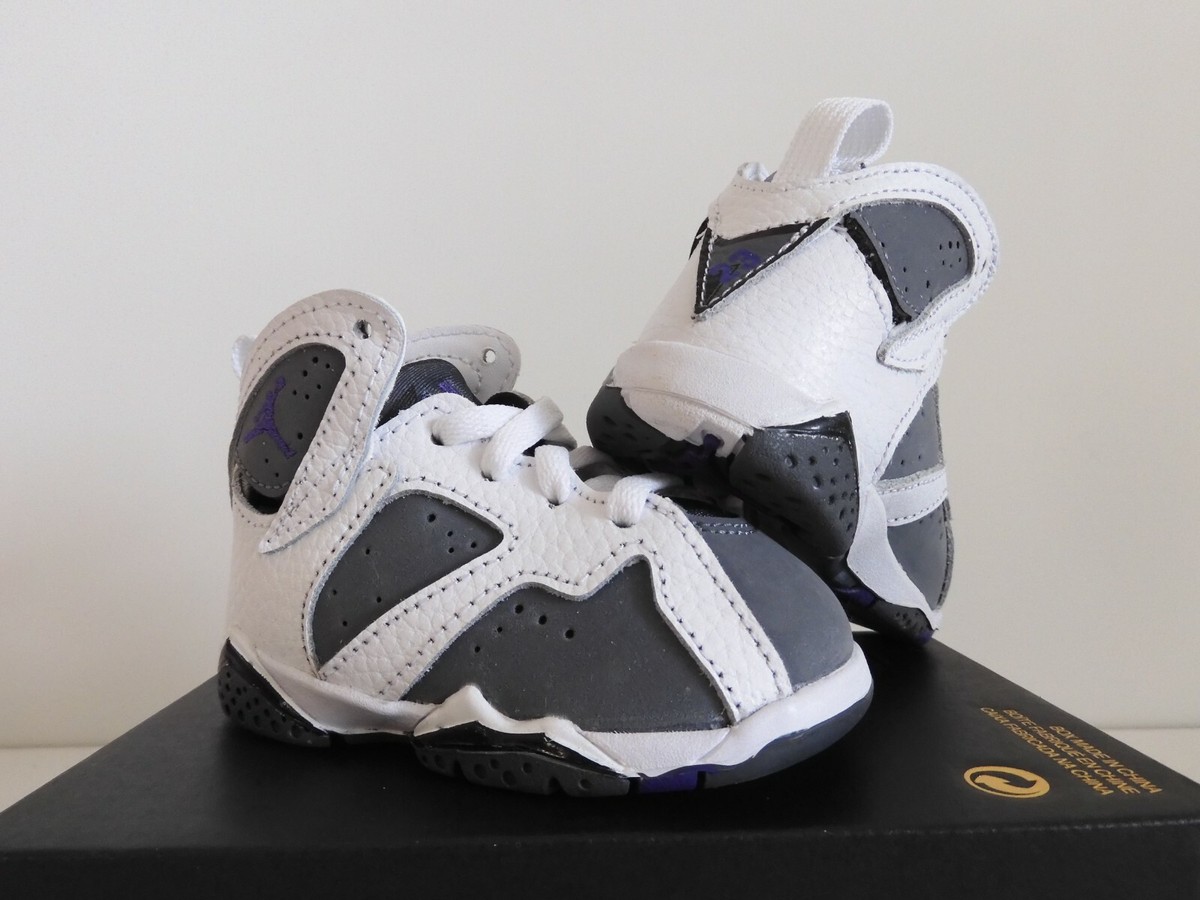 最終値下げ　 美品　Air Jordan 7 ホワイト/ブルー New Air Jordan 7 Flint 2021 Size 11 Rare Retro Authentic