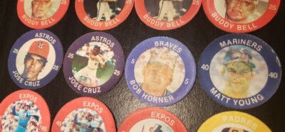 メジャーです Vintage 7-11 Slurpee MLB Baseball Coin Discs Lot: X20 Major