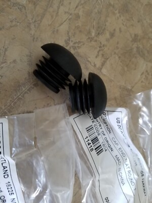 NEW Pair Bowflex End cap 1'' Flat Round End for LAT Bars etc Xtreme 1 2 Ultimate