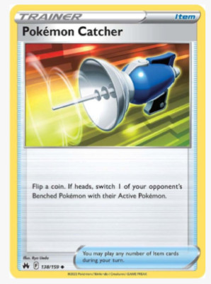 Pokemon TCG Sword & Shield Crown Zenith Pokemon Catcher x4 Playset 138/159 NM/M