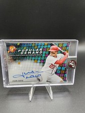 2022 Topps Pristine Juan Soto Popular Demand Autograph SP /50 Nationals 