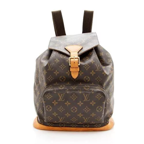 LOUIS VUITTON MONTSOURIS GM CANVAS BACKPACK BAG MONOGRAM CANVAS