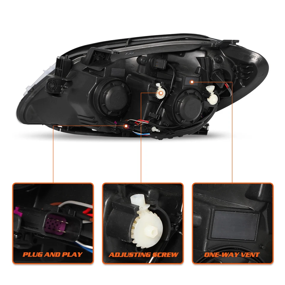 [Estilo OE] Faro para proyector Buick Encore 2013-2016 lámpara lado derecho con bombilla Foto 4 de 4