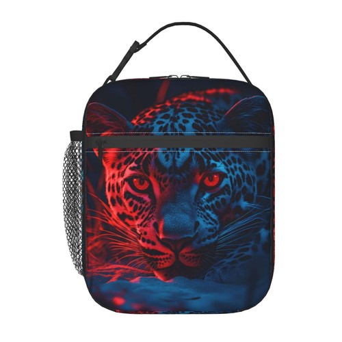 Leopard Lunch Box Insulated Lunch Bag for kids Girls Boys WomenReusable Lunch...