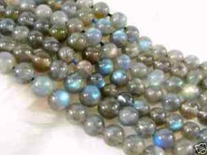 6mm Labradorite Round Loose Gemstones Beads 15"