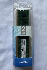 Crucial TWO PACK 4GB DDR3-1333 PC3-10600 UDIMM MEMORY CT51264BA1339.C16F1MR.