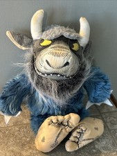 Vintage Where the Wild Things Are Blue Bernard Plush Maurice Sendak 1980 12