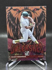2022 Panini Donruss - Unleashed Rickey Henderson #UL-17 Pink Fireworks