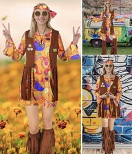 70’s 60’s Fancy Dress Ladies Size XL UK 14-16