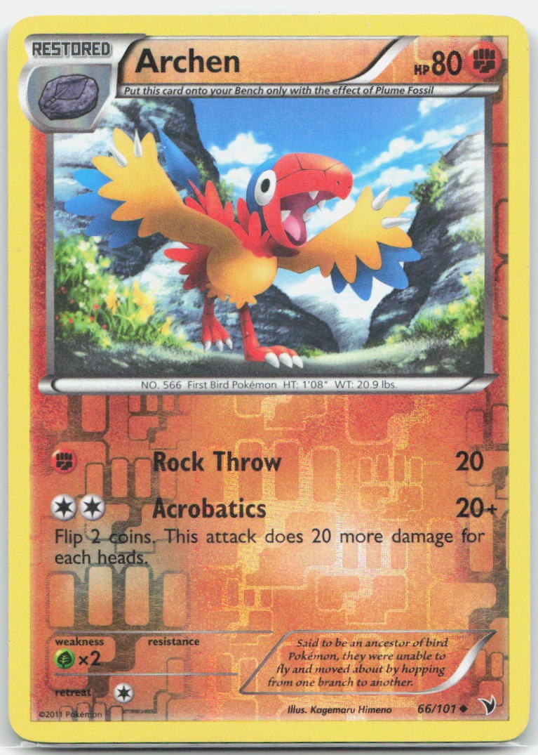 Archen Reverse Holo Uncommon Noble Victories 66/101 NM