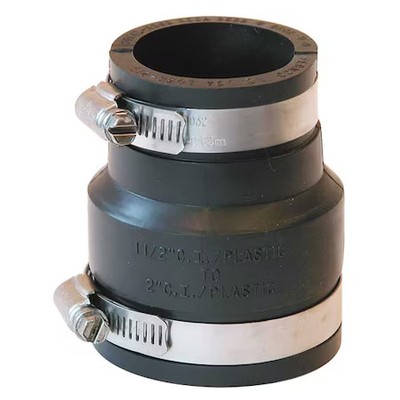 Fernco 1056-215 Flexible Coupling, For Pipe Size 2X1-1/2''