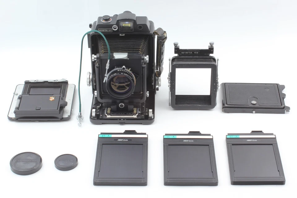 【AS-IS】  Wista 45RF Large Format 210mm f5.6 Lens Roll Film Slide Adapter from JP - Image 2 of 4