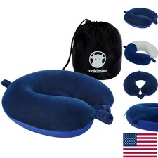 Compact & Lightweight Adjustable Neck Pillow - Perfect for Travel Comfort