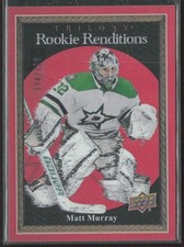 2023-24 UD Trilogy Matt Murray RR-13 Rookie Renditions Red 174/799 RC