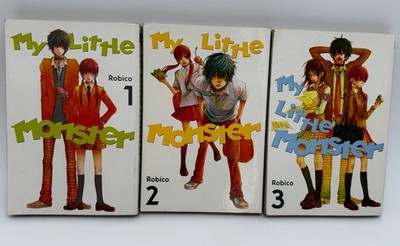 My Little Monster Vols #1 #2 #3 Kodansha Comics 2014 Robico Manga Paperback