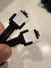 ASUS SATA III 6Gb/s Data Cables Lot of 3 Locking Clip SSD HDD Motherboard